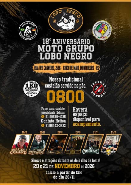 Flyer do evento